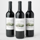 ベールバチェロレッテ週末の前の最後の道 ワインラベル (ボトル)