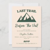 ベールバチェロレッテ週末の前の最後の道 招待状 (正面)