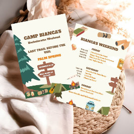 ベールバチェロレッテ週末の前の最後の道 招待状