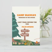 ベールバチェロレッテ週末の前の最後の道 招待状 (スタンド正面)