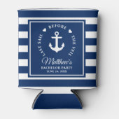 ベールバチュラーパーティ前の最後の航海の帆 缶クーラー (正面)