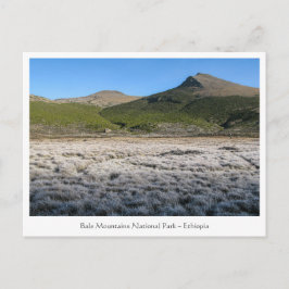 ベールマウンテンズエチオピア ポストカード