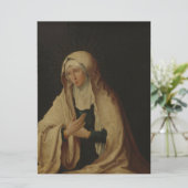 ベールヴァージンメアリー(by Lucas van Leyden) カード (スタンド正面)