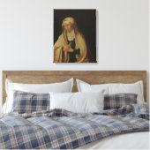 ベールヴァージンメアリー(by Lucas van Leyden) キャンバスプリント (インサイチュ (寝室))