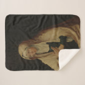 ベールヴァージンメアリー(by Lucas van Leyden) シェルパブランケット (正面(横))