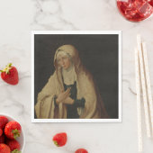 ベールヴァージンメアリー(by Lucas van Leyden) スタンダードランチョンナプキン (インサイチュ)