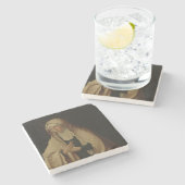 ベールヴァージンメアリー(by Lucas van Leyden) ストーンコースター (横)