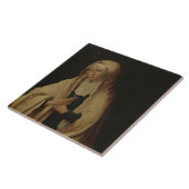 ベールヴァージンメアリー(by Lucas van Leyden) タイル (側面)