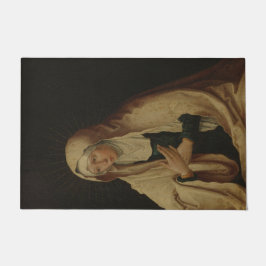 ベールヴァージンメアリー(by Lucas van Leyden) ドアマット