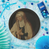 ベールヴァージンメアリー(by Lucas van Leyden) ペーパープレート (パーティー)