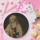 ベールヴァージンメアリー(by Lucas van Leyden) ペーパープレート (パーティー)
