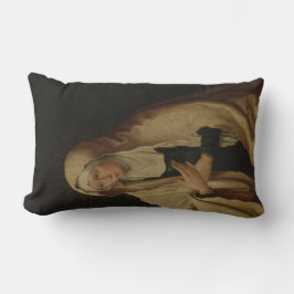 ベールヴァージンメアリー(by Lucas van Leyden) ランバークッション
