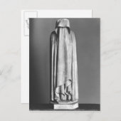 ベール付き喪主 ポストカード (正面/裏面)