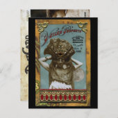 ベール付き預言者ヴィンテージはがき ポストカード (正面/裏面)