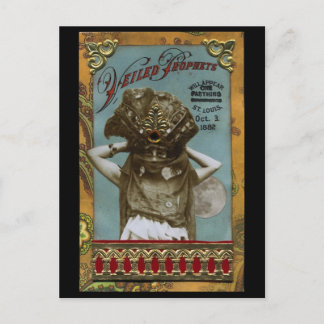 ベール付き預言者ヴィンテージはがき ポストカード