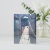 ベール反射光を有するゲーテッドドア ポストカード (スタンド正面)