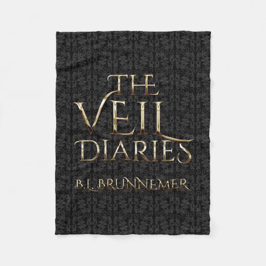 ベール日記のグラフィックのポートレート フリースブランケット (正面)