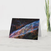 ベール星雲 超新星残骸 ハッブル望遠鏡 カード (正面)