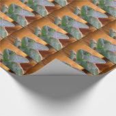 ベール模様のカメレオン ラッピングペーパー (角)