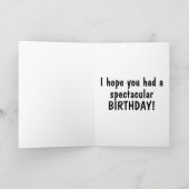 ベール誕生日I'mごめん可愛いシャムキッテン カード (内部)