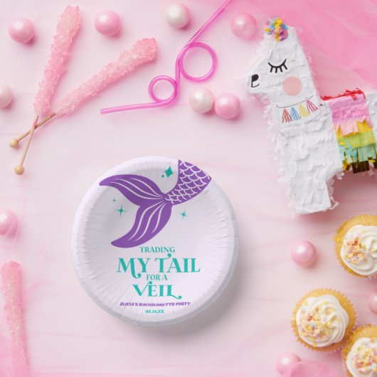 ベール・マーメイドバチェロレッテのトレーディングテール ペーパーボウル (パーティー)