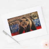 ベーロシアのム 長方形シール (封筒)