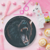 ベー怒ティース黒熊のうなり声 ペーパープレート (パーティー)