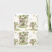 ベー男女兼用ブシャワーサンキューカード サンキューカード (裏面)