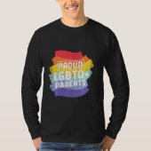 ベー素晴らしユーLgbtq親レインボー誇りを持ったプライドC Tシャツ (正面)