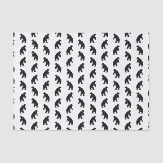 ベー素朴シルエットカスタム背景色 薄葉紙 (正面)