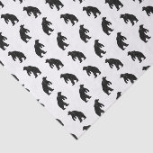 ベー素朴シルエットカスタム背景色 薄葉紙 (詳細)