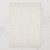 ベー素朴ジュ・リネン・アンド・レ結婚ースズ メニュー (裏面)