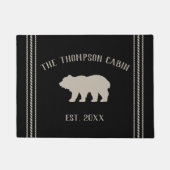 ベー素朴マパーソナライズされた ドアマット (正面)