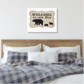 ベー素朴ムデン キャンバスプリント (インサイチュ (寝室))