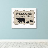 ベー素朴ムデン キャンバスプリント (インサイチュ (ウッドフロア))