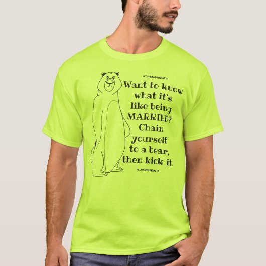 ベー結婚したム Tシャツ (正面)