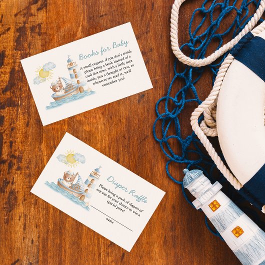 ベー航海のウウォータカラーボートブックベビー エンクロージャーカード