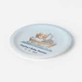 ベー航海のムボーイ赤ちゃんシャワー紙プレート ペーパープレート (アングル)