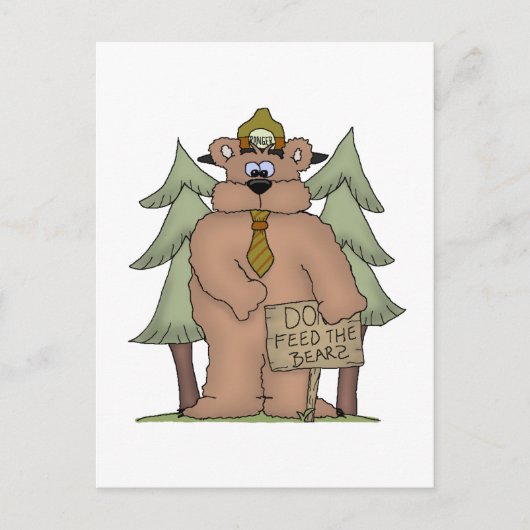 ベー食べ物を与えマを行う ポストカード (正面)