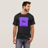 ベー - ベートーベン おもしろ 化学 元素 記号 Tシャツ (正面フル)
