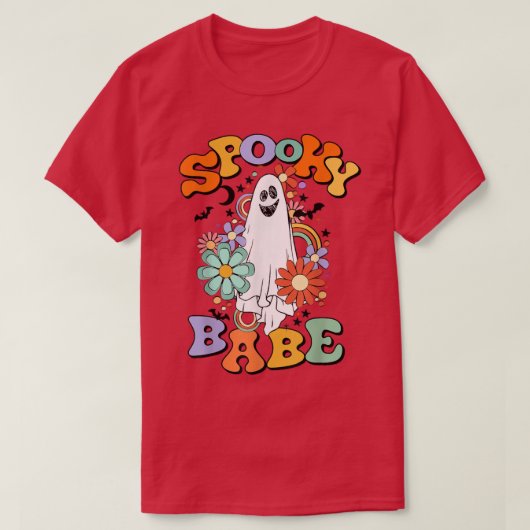 ベ不気味ーフローラ幽霊ハロウィーン衣装 Tシャツ (デザイン正面)