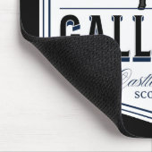 ベ最高のルトGalloway牛の品種バッジ マウスパッド (コーナー)