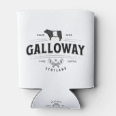 ベ最高のルトGalloway牛の品種バッジ 缶クーラー (裏面)