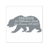 ベ素朴アカスタム名&差出人住所 セルフインキングスタンプ (デザイン)