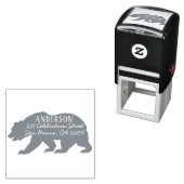 ベ素朴アカスタム名&差出人住所 セルフインキングスタンプ (インサイチュ)