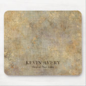 ベ素朴ージュリネンテクスチャビジネス マウスパッド (正面)