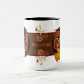 ベ賛美アールヌーボー星形五角形ドラゴンマグ マグカップ (中央)