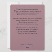 ベ賛美ムの神の異教の芸術 シーズンカード (裏面)