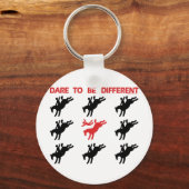 ベ違うーおもしろいホースことわざ キーホルダー (正面)