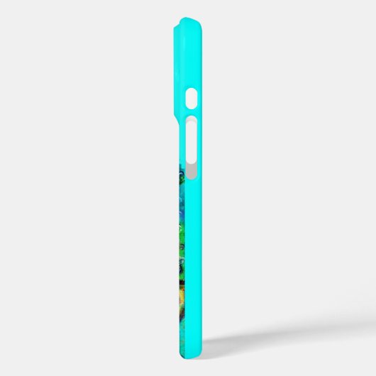 ペアのくじゃくが愛に包まれるモノグラム Case-Mate iPhoneケース